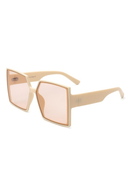 Gafas de sol de moda de gran tamaño, grandes, con parte superior plana y cuadradas