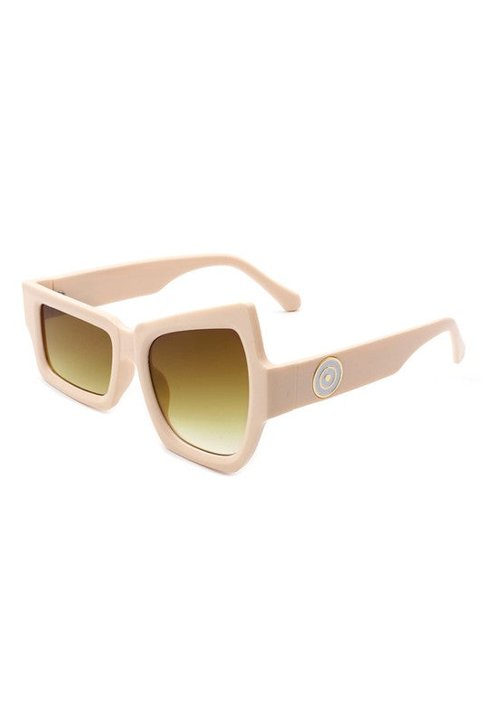 Gafas de sol de moda cuadradas irregulares geométricas