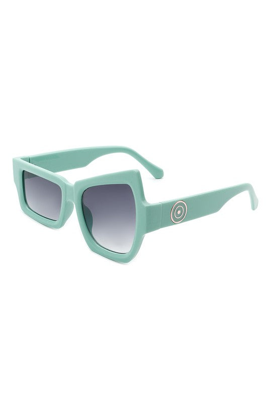 Gafas de sol de moda cuadradas irregulares geométricas