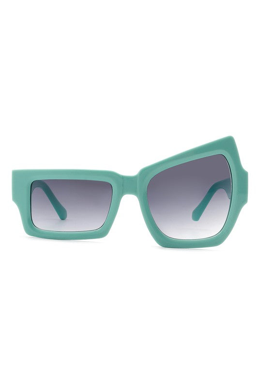 Gafas de sol de moda cuadradas irregulares geométricas