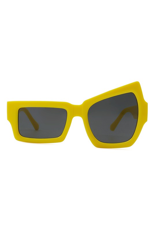 Gafas de sol de moda cuadradas irregulares geométricas