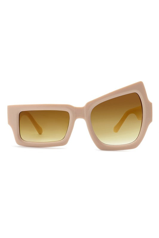 Gafas de sol de moda cuadradas irregulares geométricas