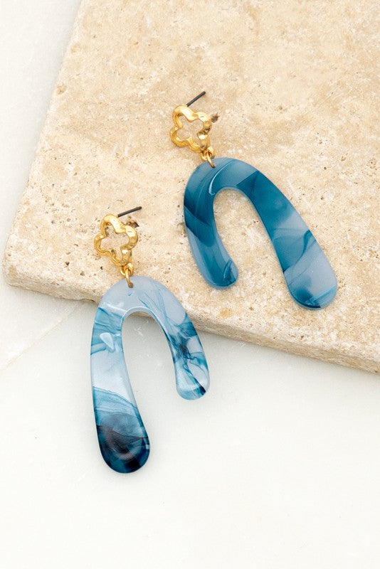 Clover stud earrings