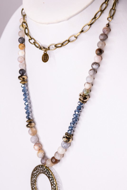 Collana Bridget Agata Bambù