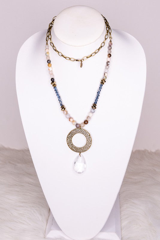 Collana Bridget Agata Bambù