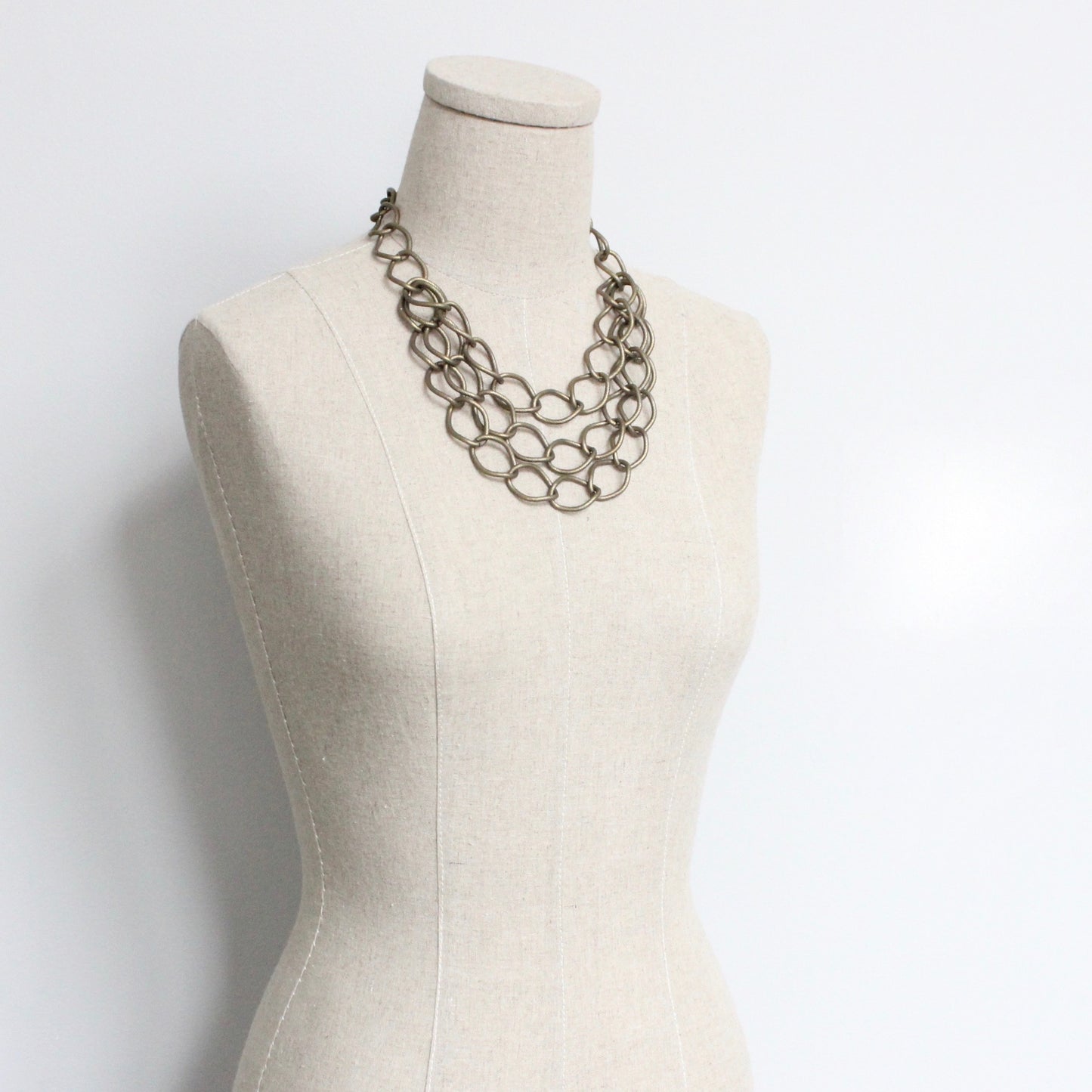 Brass Bib Chain