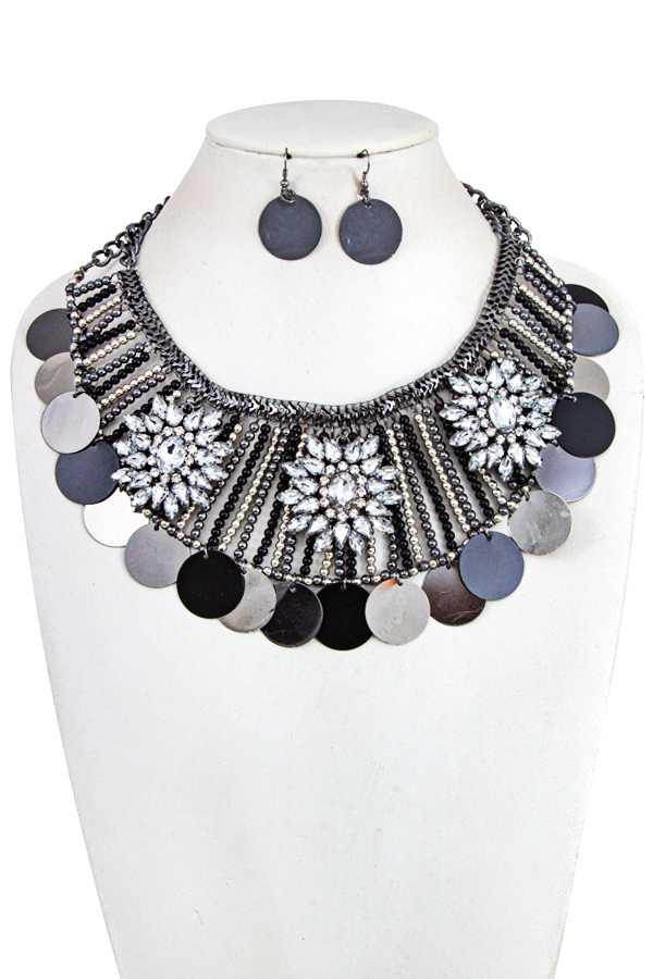 Cleopatra Collar Statement Necklace Set