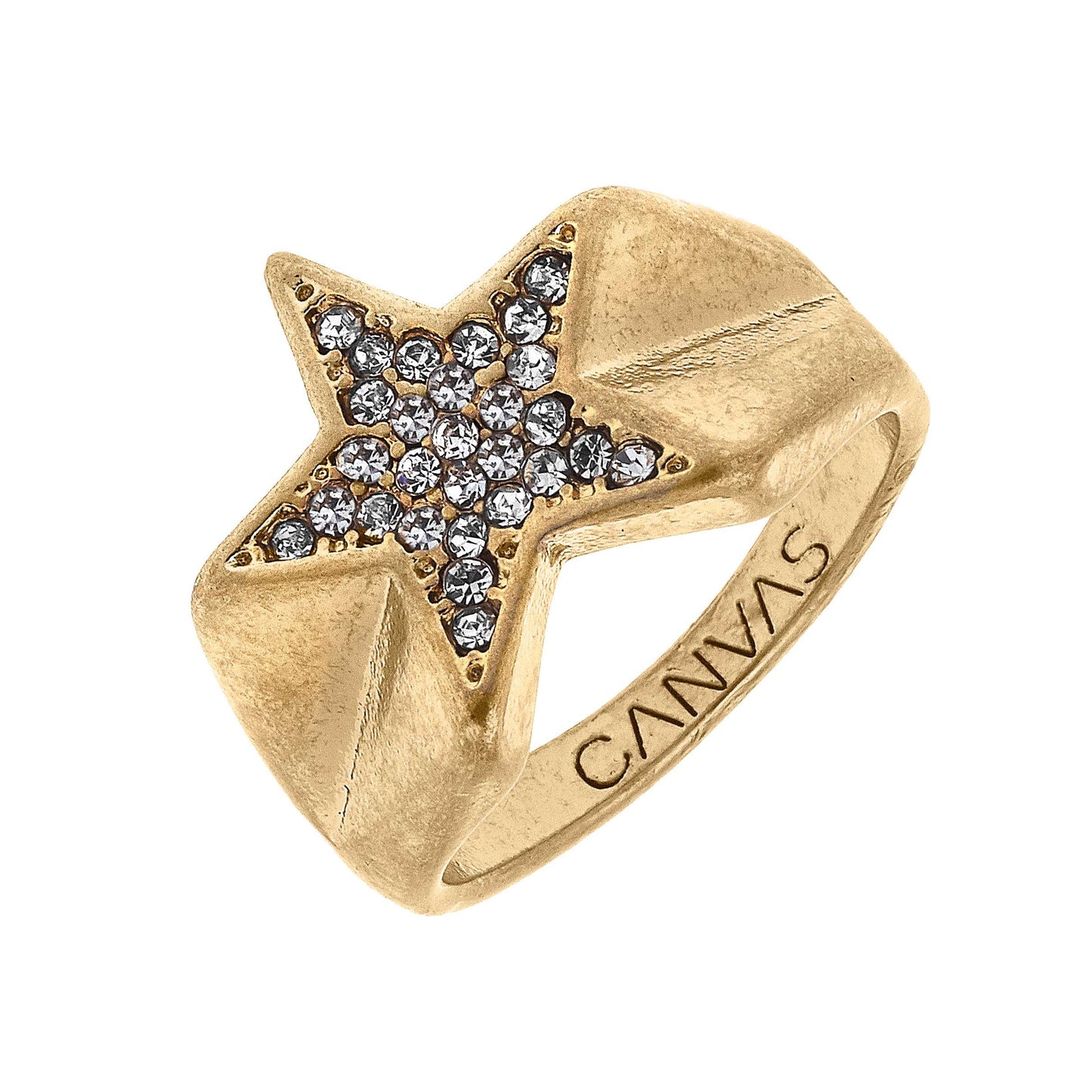 Kai Pavé Star Ring - Size 8