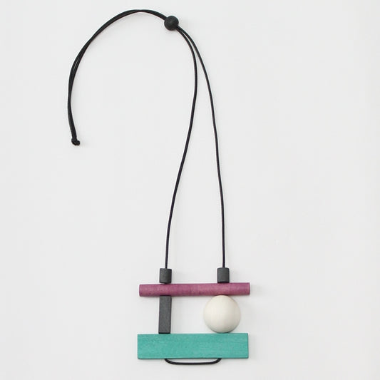 Lilac & Aqua Necklace