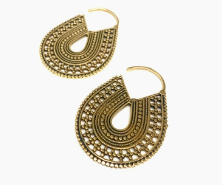 Marj Brass Hoops