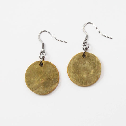 Mustard Shell Heidi Earrings