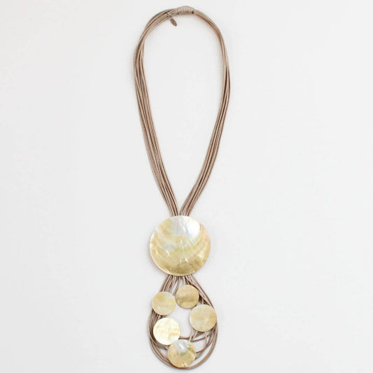 Nadia Necklace Beige