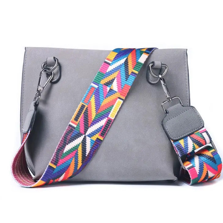 Borsa a tracolla Boho con nappe