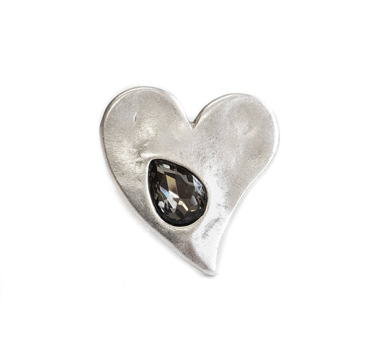 Handmade Pewter Heart Ring