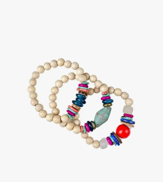 Trio Bracelet Set | Tropic
