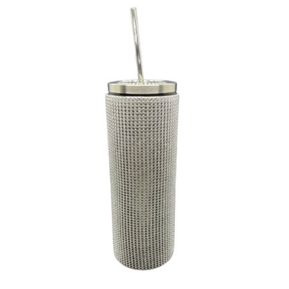 Sparkling Insulated Tumbler with Straw - 20 oz.