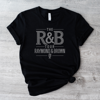R&B Tour Crystal Rhinestone Shirt Raymond & Brown Inspired Concert Tee