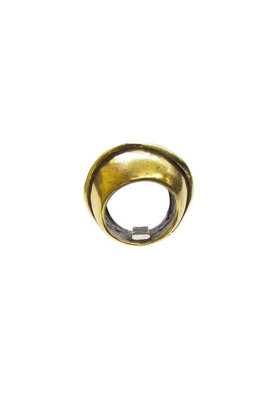 Anello circolare in bronzo 