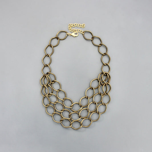 Brass Bib Chain