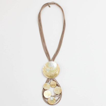 Nadia Necklace Beige